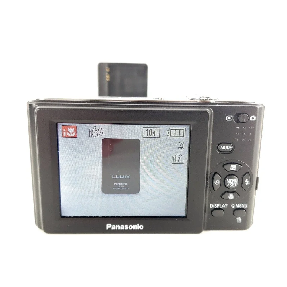 Panasonic LUMIX DMC-F2 10.1 MP Digital Camera Black w/ Battery, Charger, SD Card